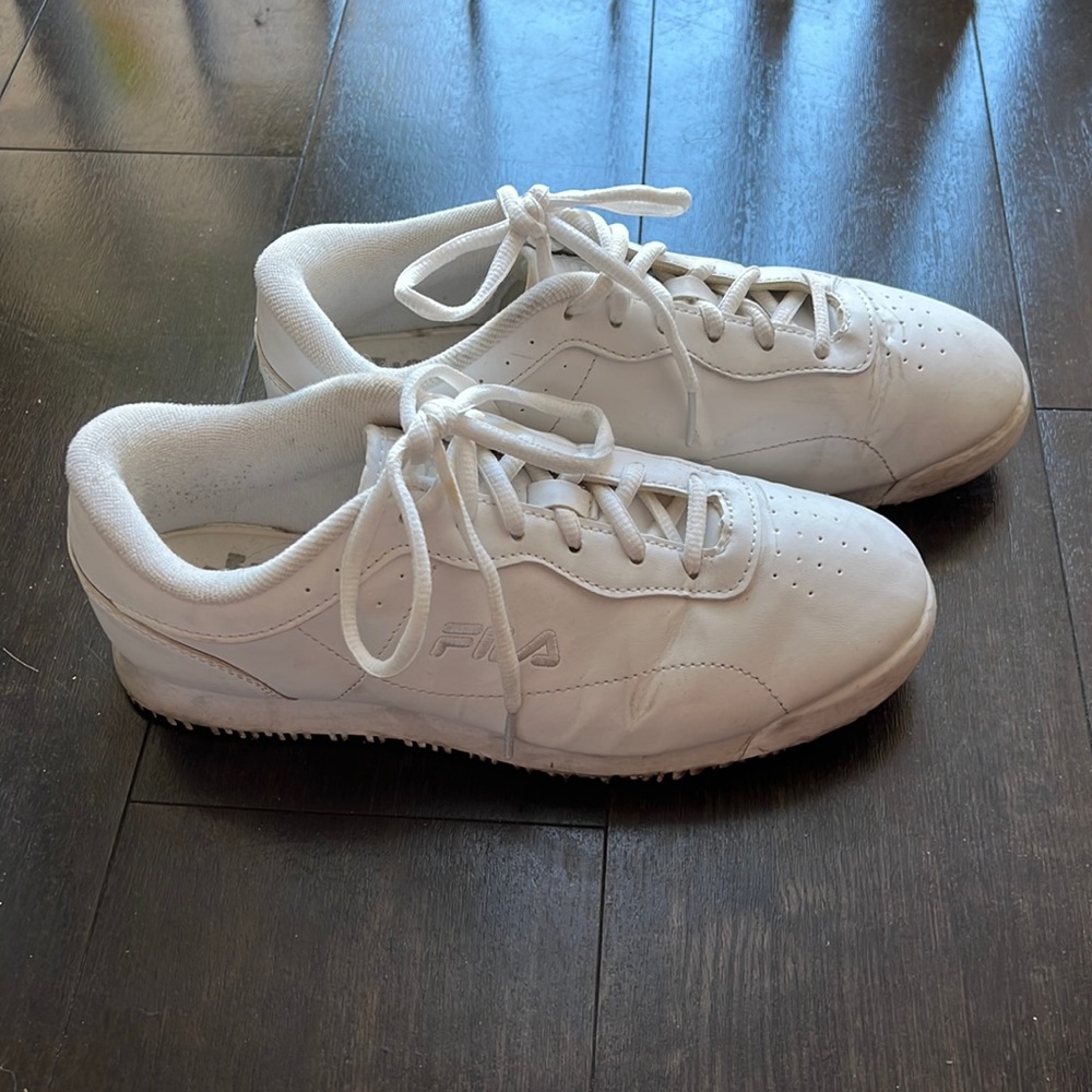 Fila white shoes